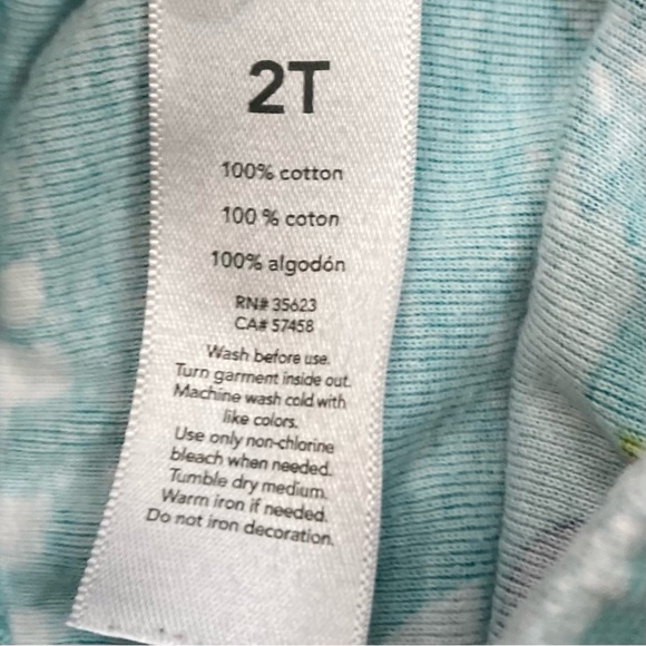 Carter’s Pajama Set Blue Christmas Long Sleeve Shirt & Pants Sz 2T - Picture 7 of 11